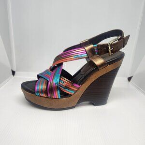 Donald J. Pliner Women's Colorful Strappy Platform Sandals